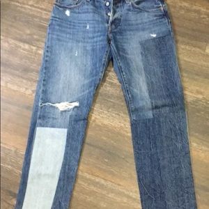 Levi’s 501 reworked jeans